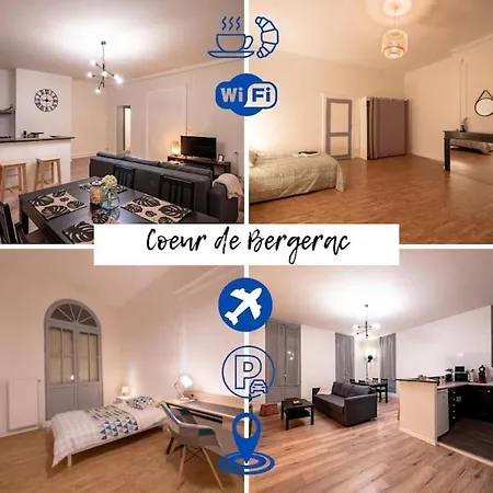 T3 Lumineux - Vieux - Proche Commerces * Bergerac